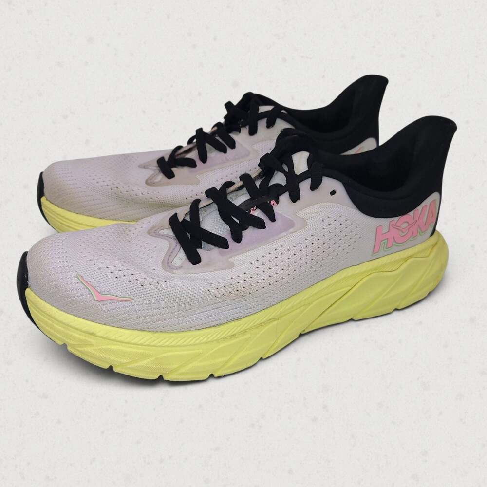 HOKA Arahi 7 Starlight Glow Yuzu Size 8 B Running Shoes Women's